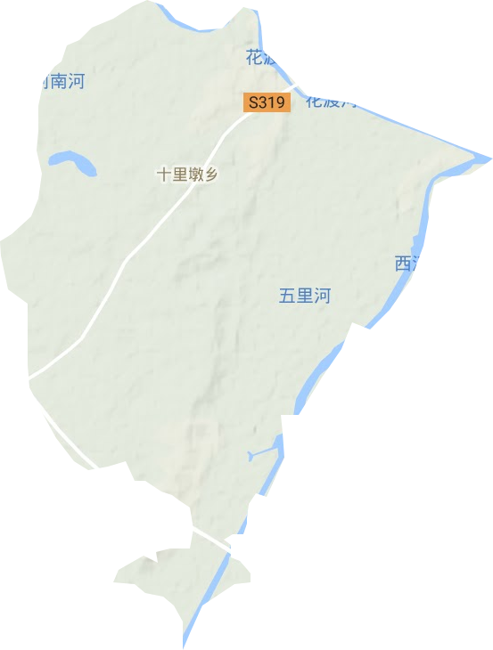 十里墩鄉(xiāng)地形圖