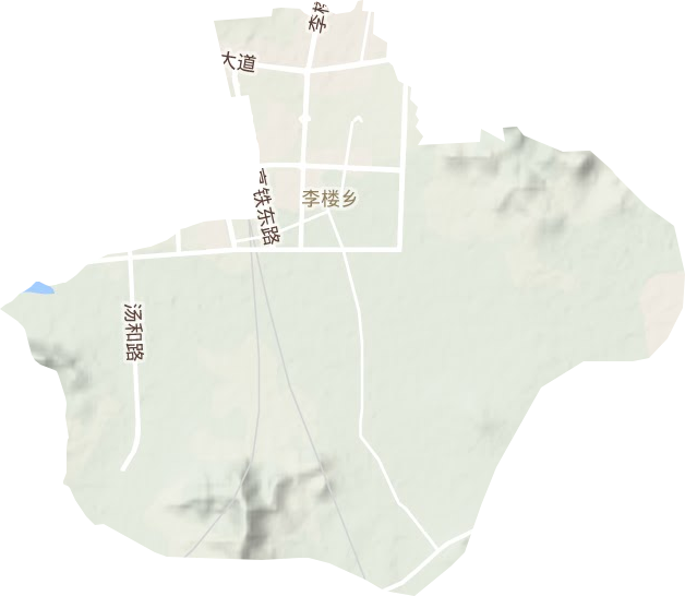 李樓鄉地形圖