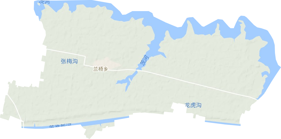 蘭橋鄉地形圖
