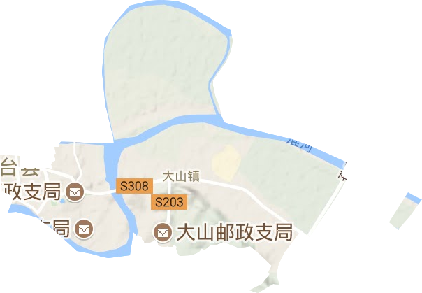 城關鎮地形圖