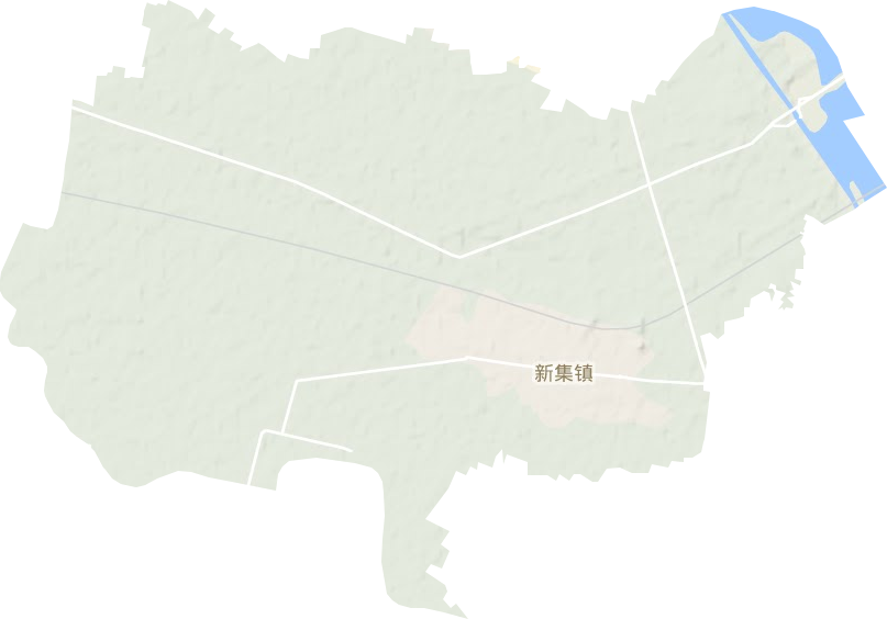 新集鎮地形圖