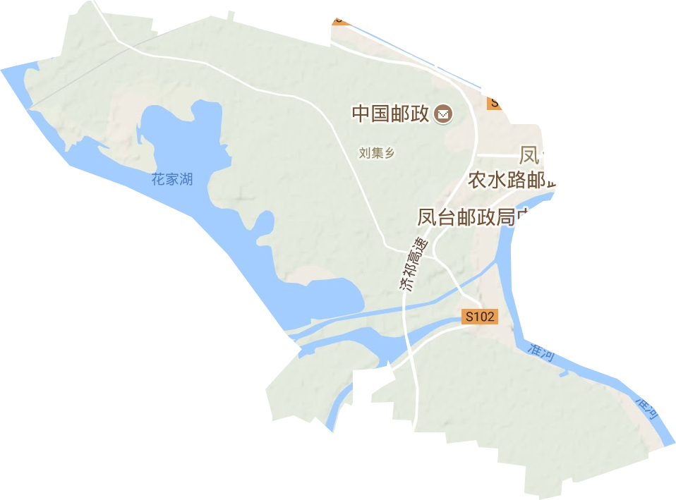劉集鄉地形圖