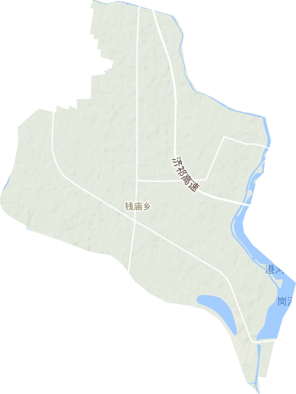 錢廟鄉地形圖