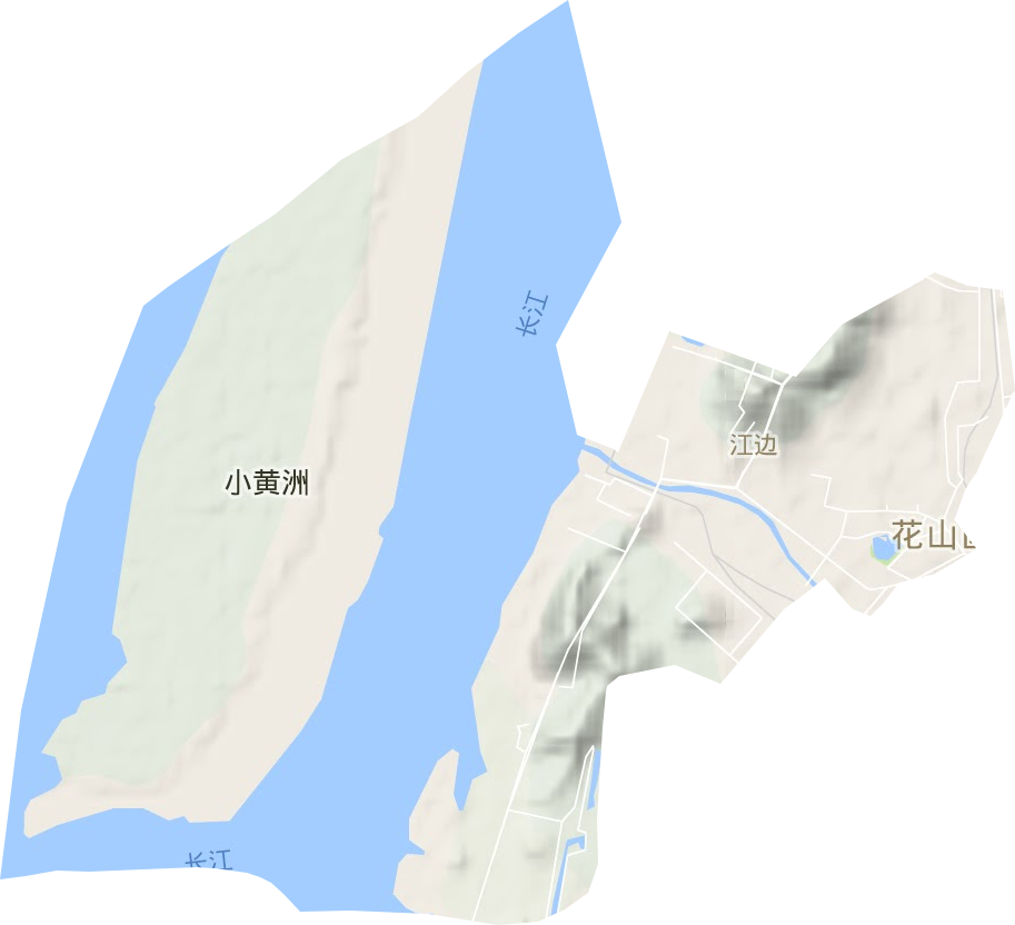 金家莊街道地形圖