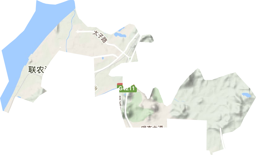 慈湖鄉地形圖