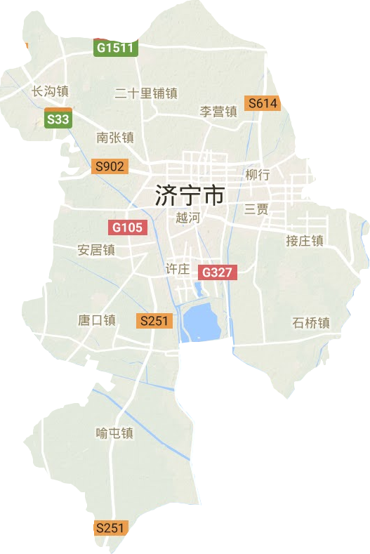任城區地形圖