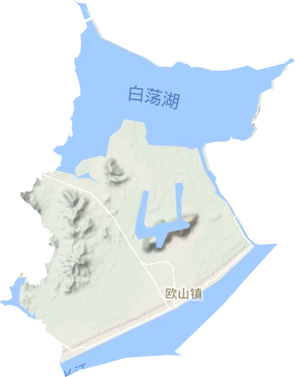 歐山鎮地形圖