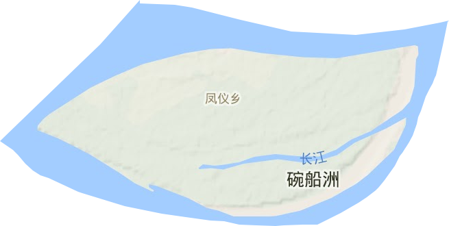 鳳儀鄉地形圖