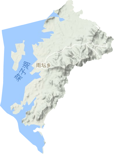 雨壇鄉地形圖