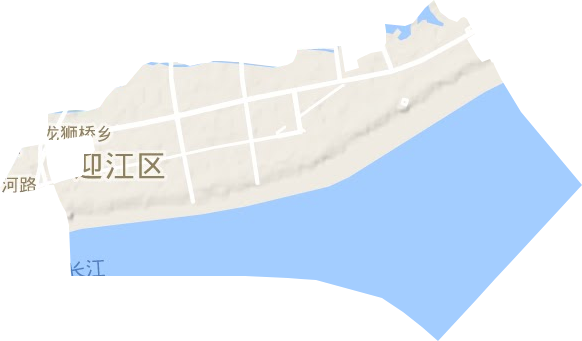 龍獅橋鄉地形圖