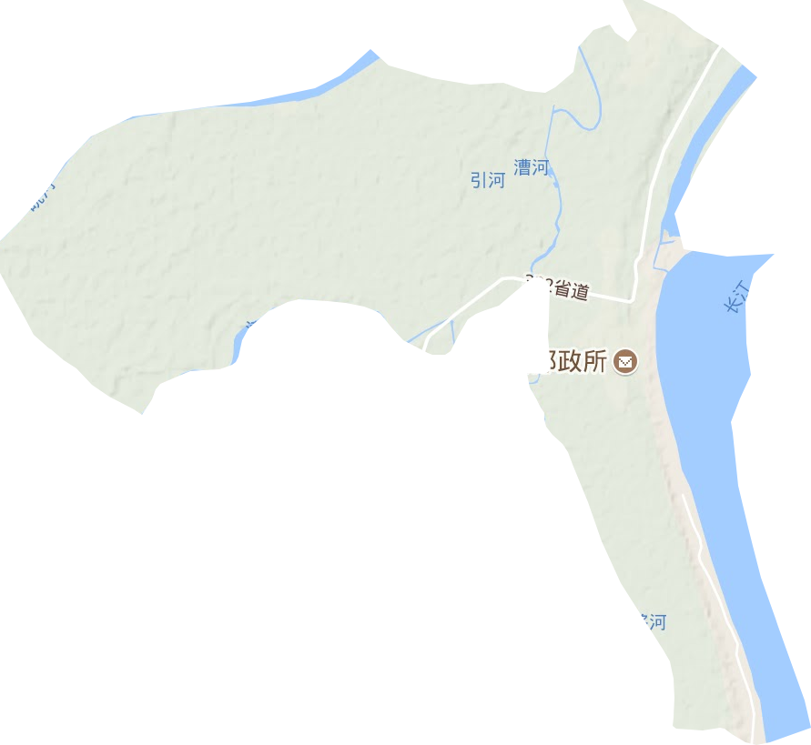 皖河農(nóng)場地形圖