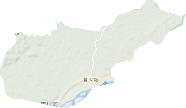 黃泥鎮地形圖