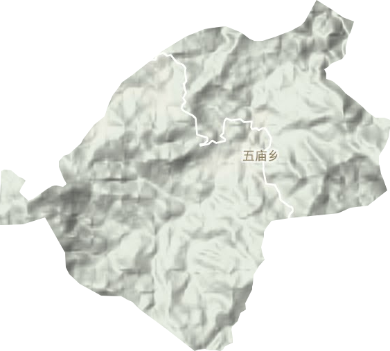 五廟鄉地形圖