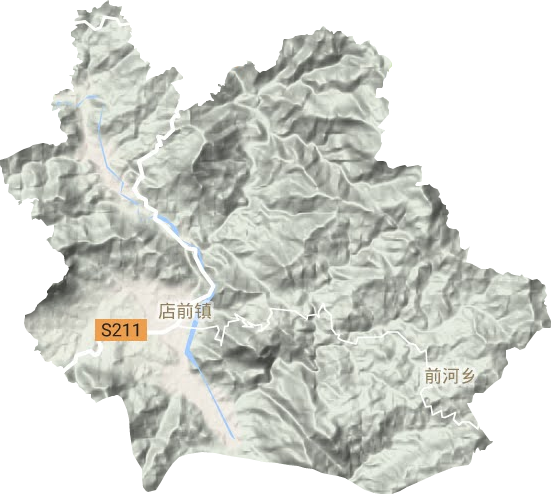 店前鎮地形圖