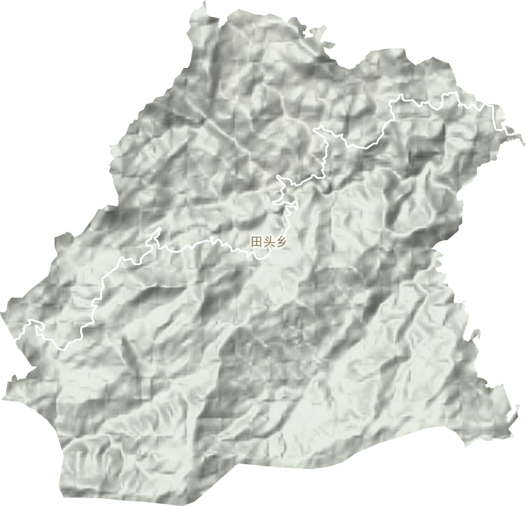 田頭鄉地形圖