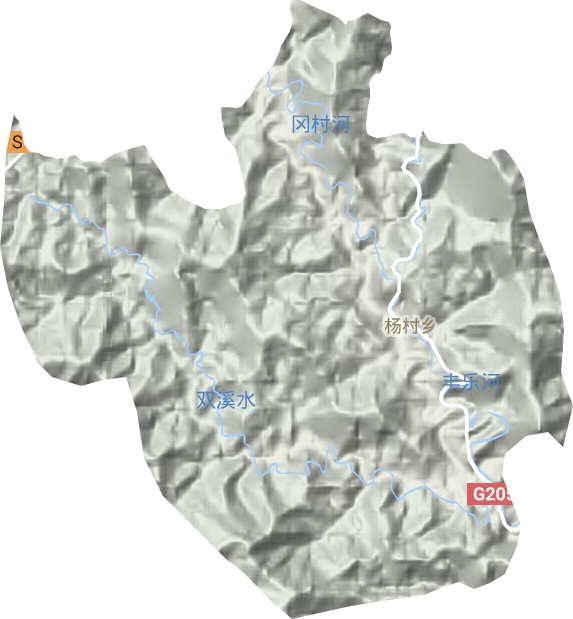 楊村鄉地形圖