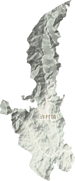 許村鎮地形圖