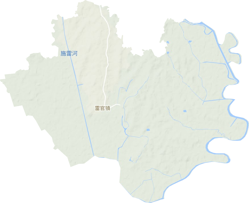 雷官鎮(zhèn)地形圖