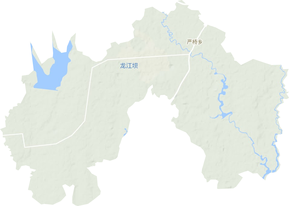 嚴(yán)橋鄉(xiāng)地形圖
