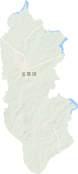 金集鎮地形圖