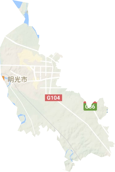 明光街道地形圖