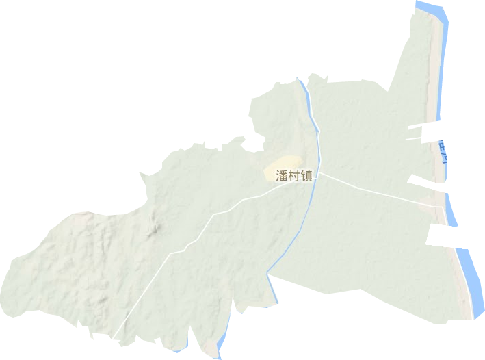 潘村鎮(zhèn)地形圖