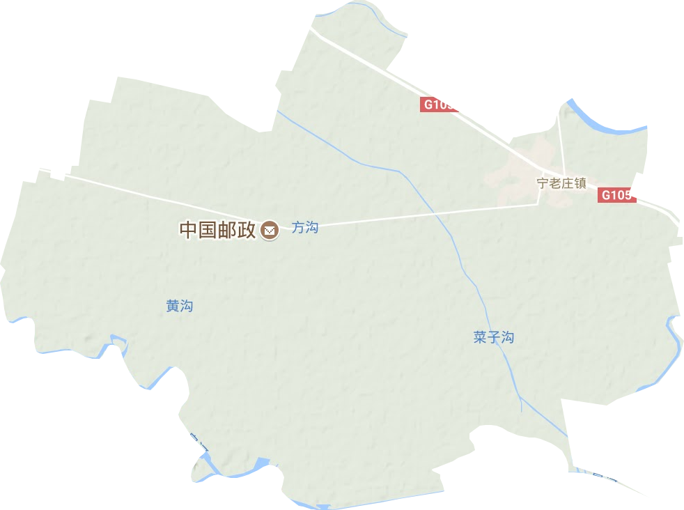 寧老莊鎮地形圖