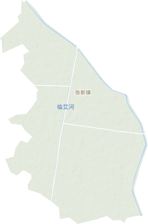 張新鎮(zhèn)地形圖