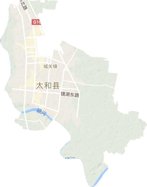 城關(guān)鎮(zhèn)地形圖