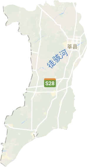 莘縣地形圖
