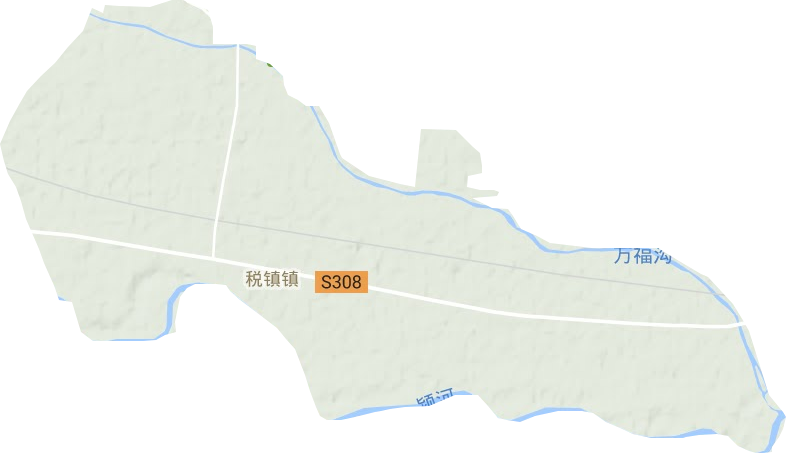 稅鎮鎮地形圖