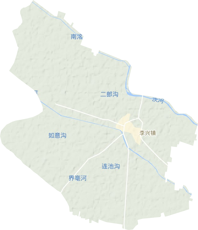 李興鎮地形圖