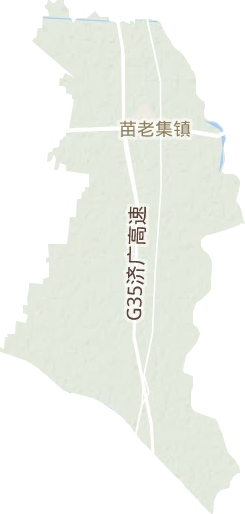 苗老集鎮(zhèn)地形圖