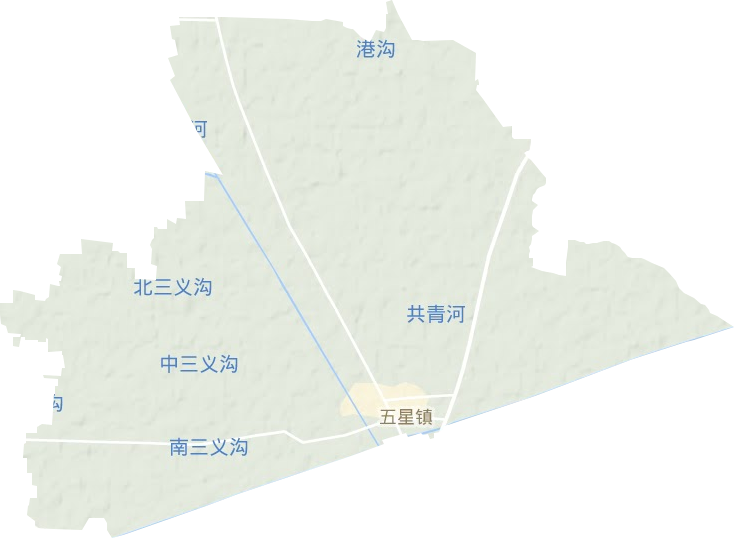 五星鎮(zhèn)地形圖