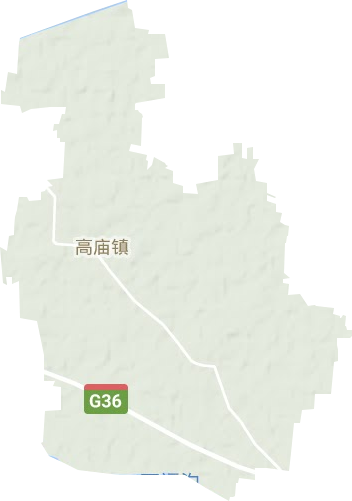 高廟鎮地形圖