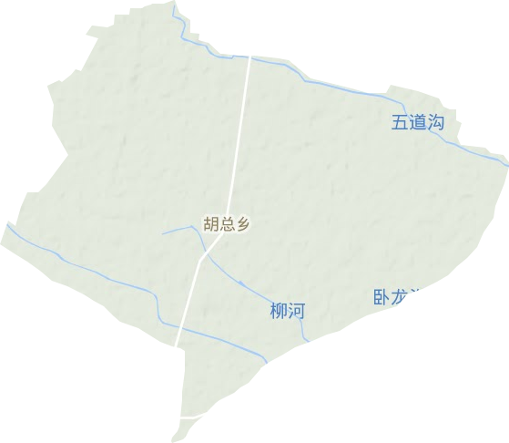 胡總鄉(xiāng)地形圖