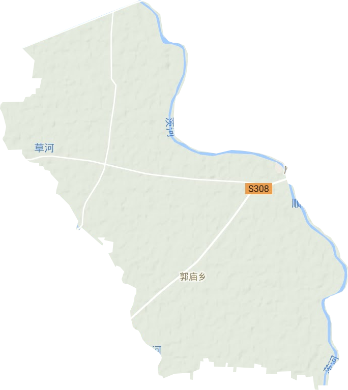 郭廟鄉(xiāng)地形圖