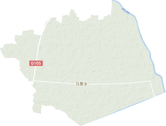 馬集鄉(xiāng)地形圖