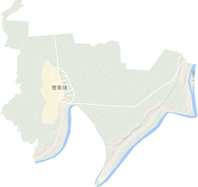 曹集鎮地形圖