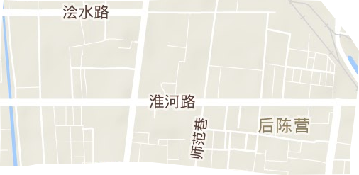 三里灣街道地形圖