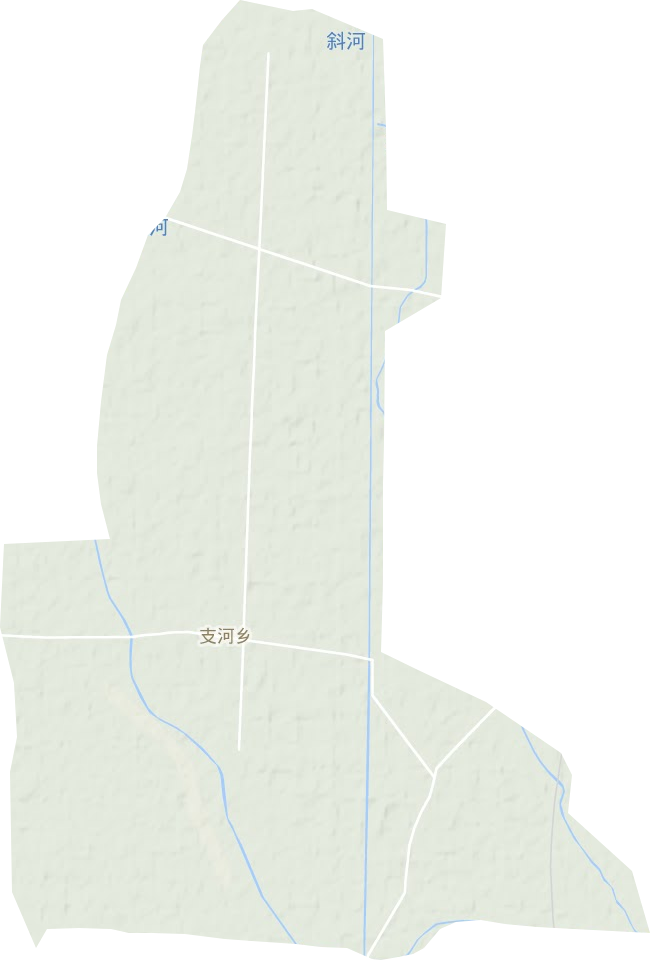 支河鄉地形圖
