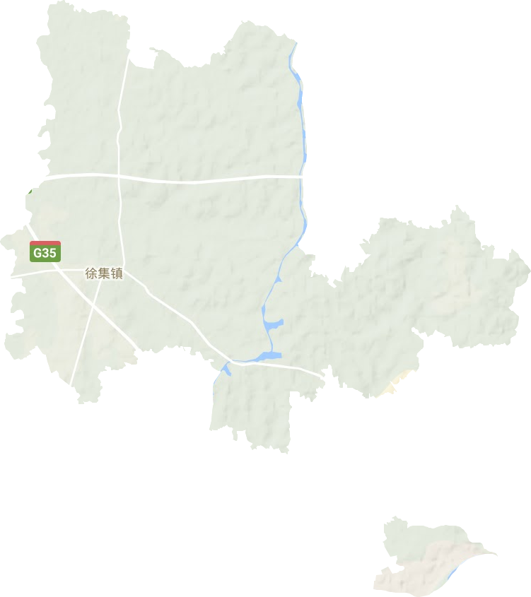 徐集鎮地形圖