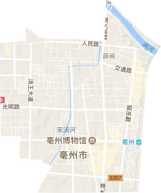 薛閣辦事處地形圖