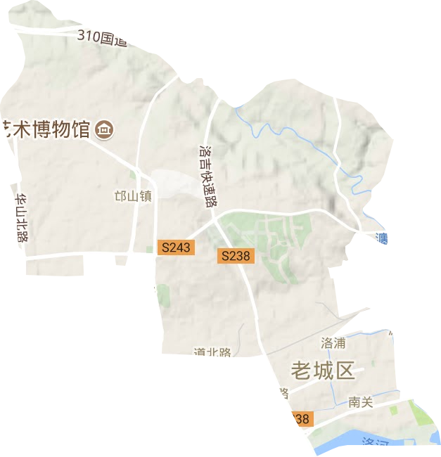 老城區地形圖