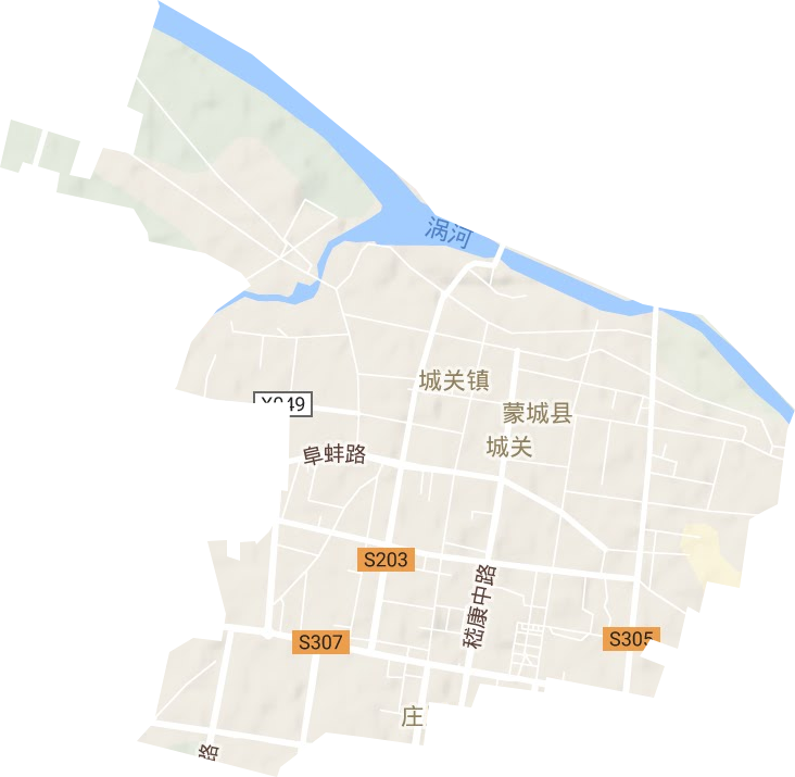 城關鎮(zhèn)地形圖