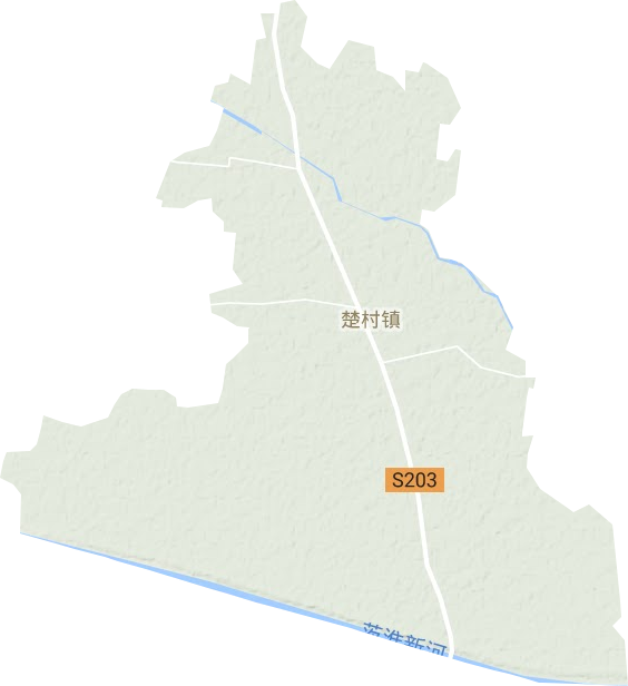 楚村鎮地形圖