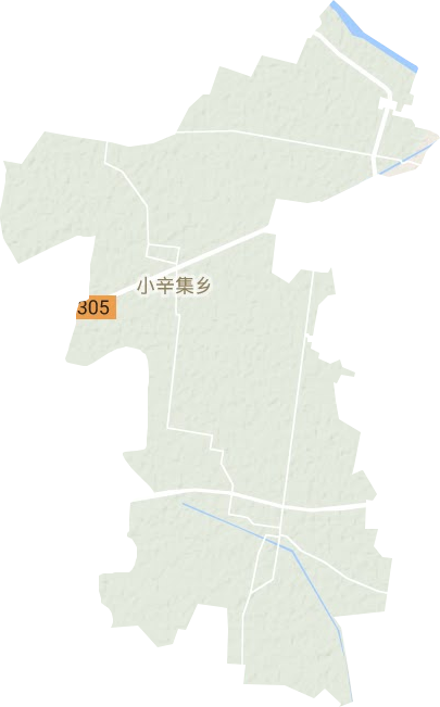 小辛集鄉地形圖