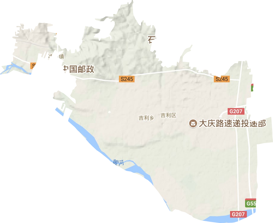 吉利區地形圖