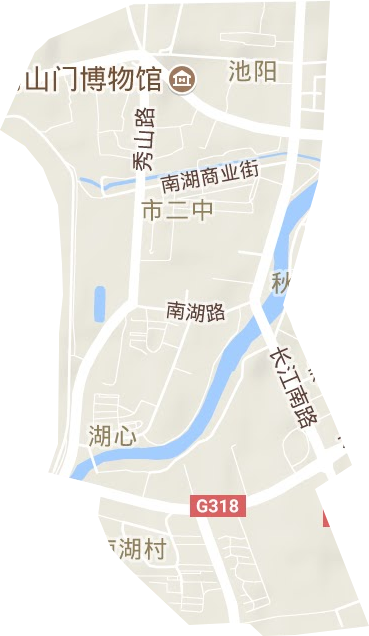 池陽街道地形圖