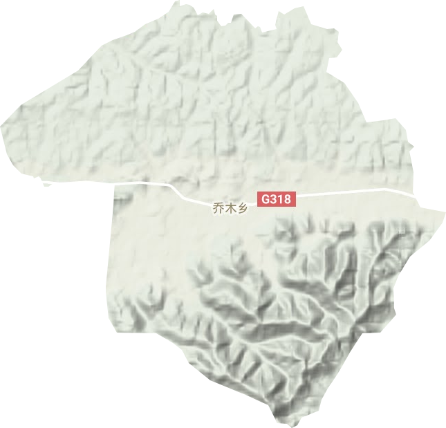 喬木鄉地形圖